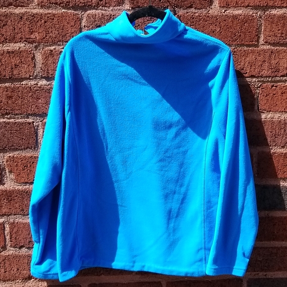 Lands' End Sz 1X Cozy Fleece EUC - Picture 3 of 3